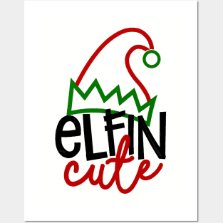 Elfin Cute, Christmas Gift Posters and Art